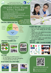 Ngành Công nghệ Nông nghiệp: Lựa chọn phát triển tương lai từ xu hướng tất yếu và thế mạnh của đất nước